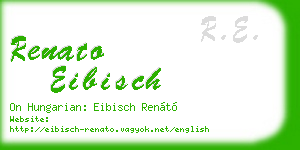 renato eibisch business card